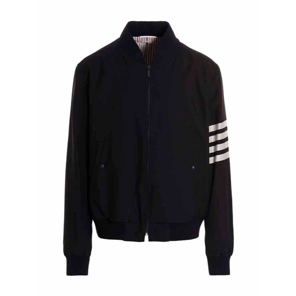 Thom Browne Blue Wool Men's Bomber